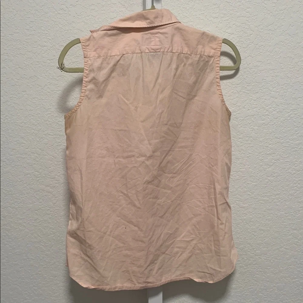 Y2K Polo Sport Ralph Lauren Pink Sleeveless Button Down Top - Picture 7 of 9